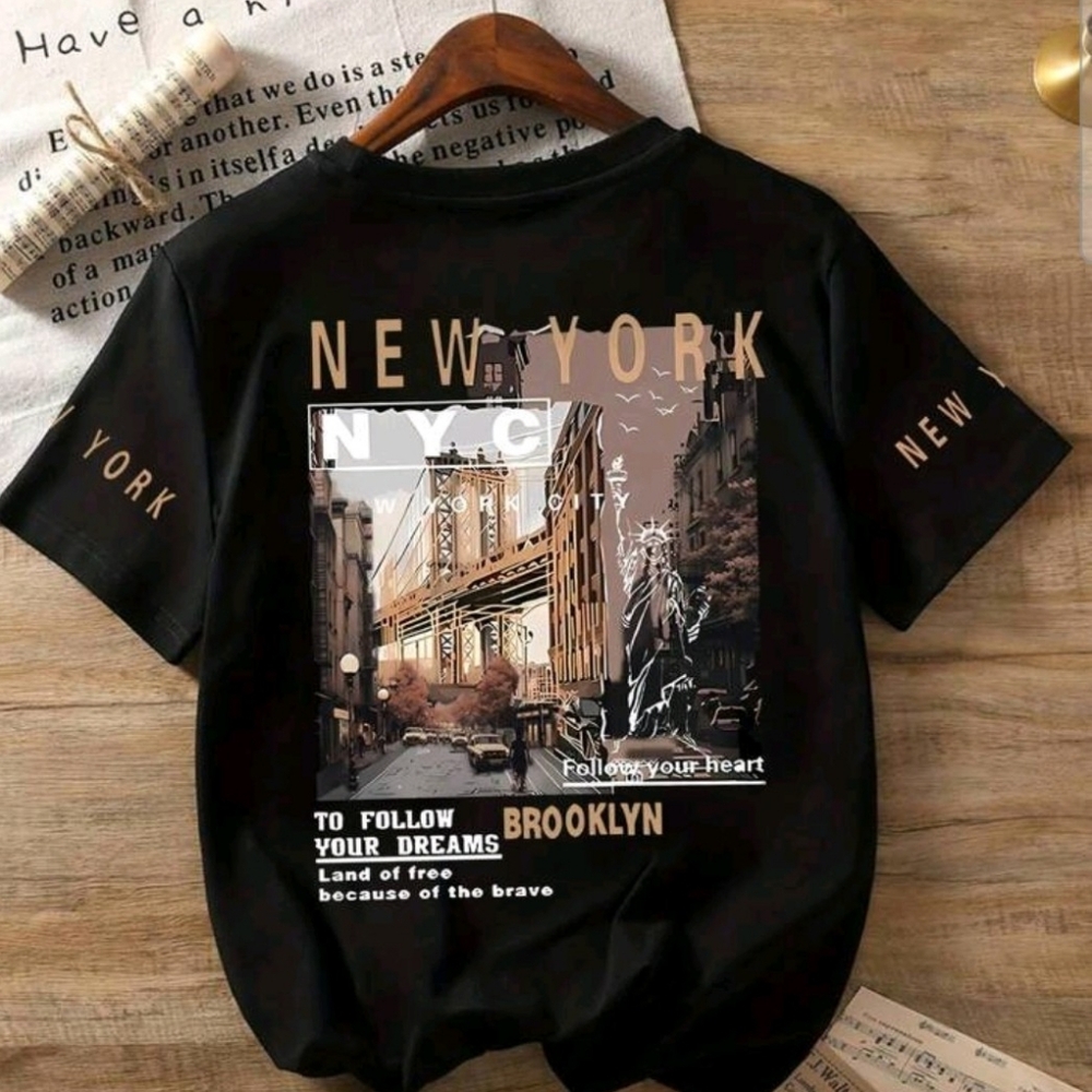 🚨🚨🚨BOGO50🚨🚨🚨Graphic T-Shirt - New YORK